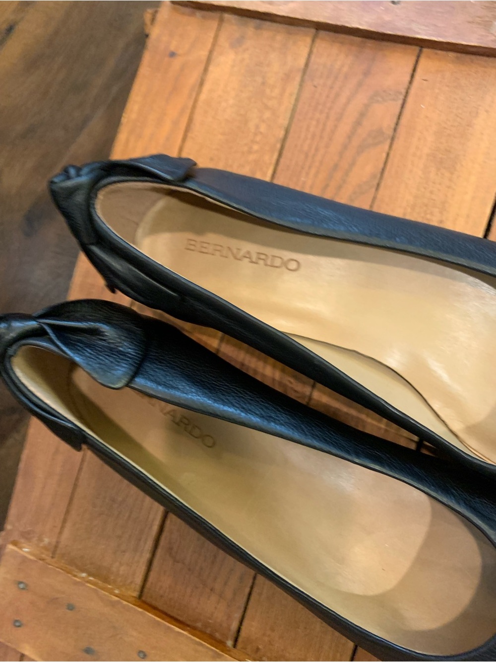 Anthropologie Bernardo Eloisa With Bow Flats Size  8.5 - Picture 3 of 6